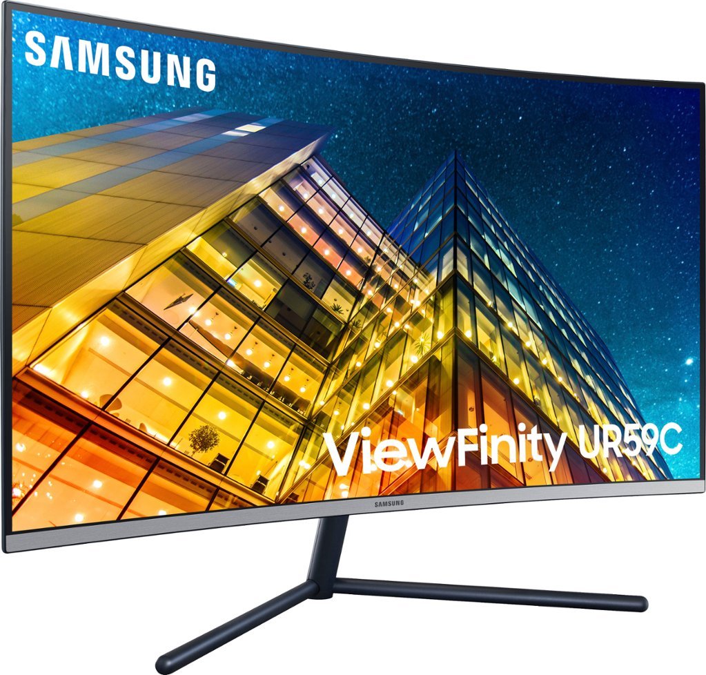 Samsung 32” ViewFinity UR590 UHD Monitor - Dark Blue Gray