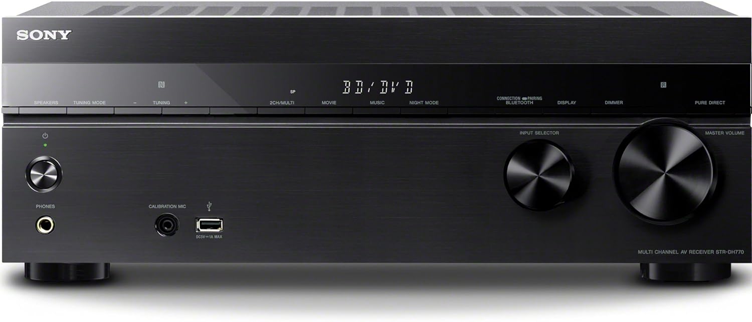 Sony STR-DH790 7.2 Multi-Channel 4K HDR AV Receiver with Bluetooth Audio Component 