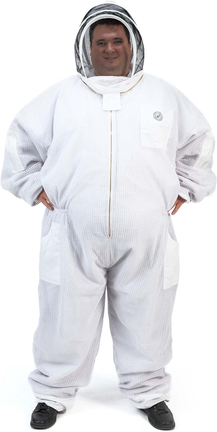 Humble Bee Big and Tall 421 Aero Beekeeping Suit with Fencing Veil 