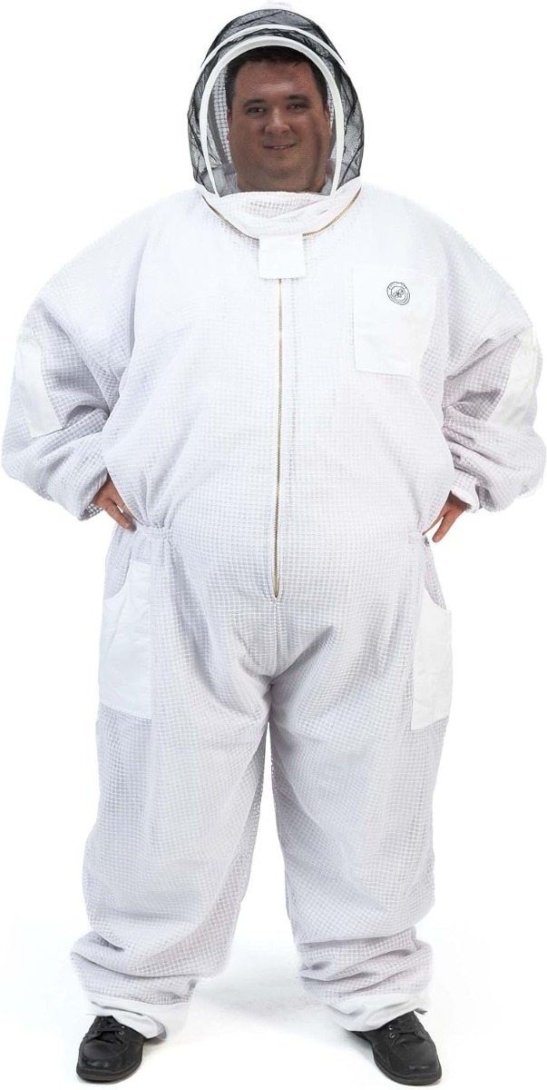 Humble Bee Big and Tall 421 Aero Beekeeping Suit with Fencing Veil (Size L)