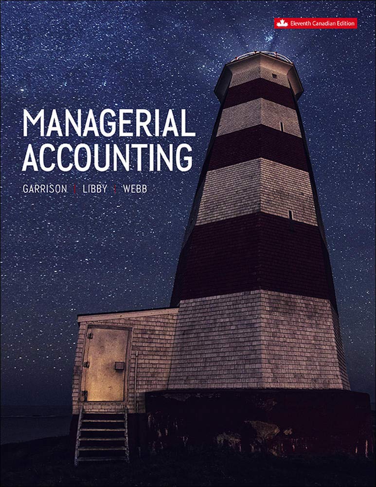 Managerial Accounting (11th Canadian Edition, Hardcover)
