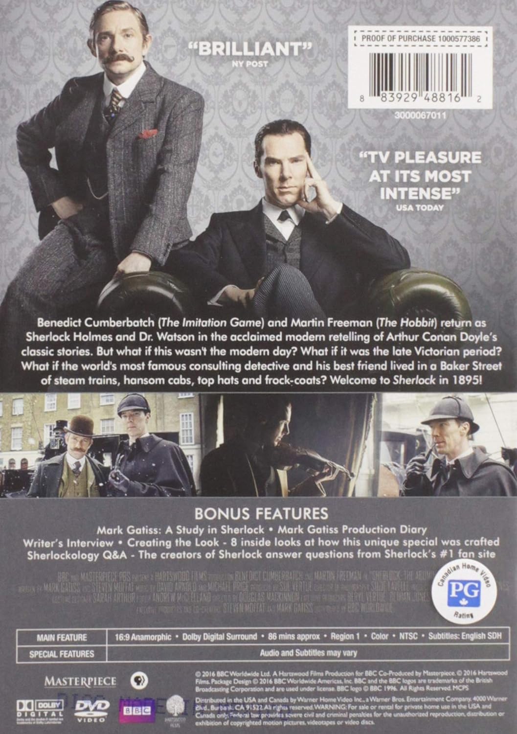Sherlock: The Abominable Bride [DVD]