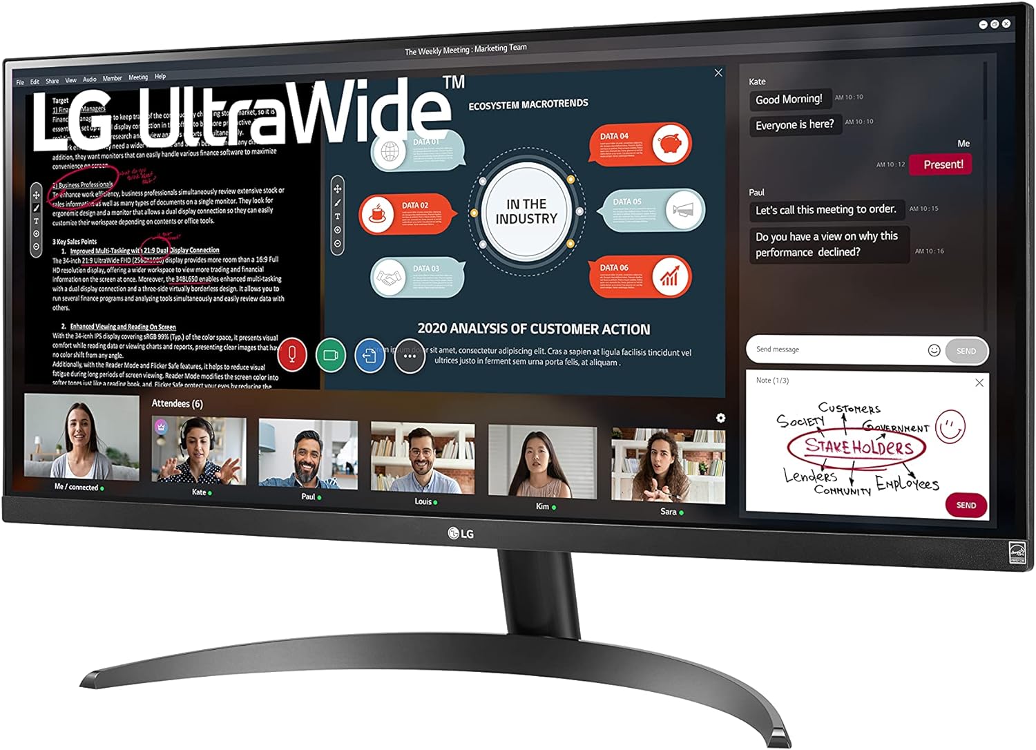 LG 29WQ50T-B 29" 21:9 UltraWide™ Full HD IPS Monitor