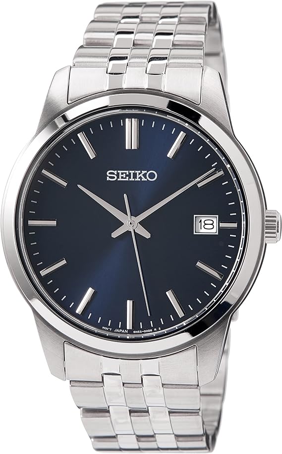Seiko SUR399P1 Men's Essential Blue Dial Silver Bracelet Watch
