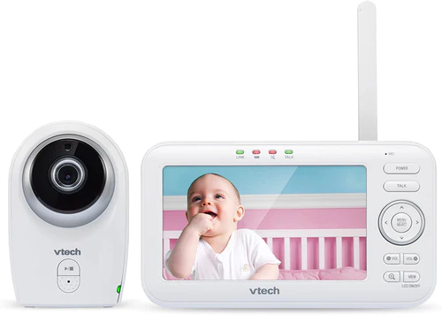 VTech VM351 5” Video Baby Monitor with Wide-Angle Lens and Optical Lens 