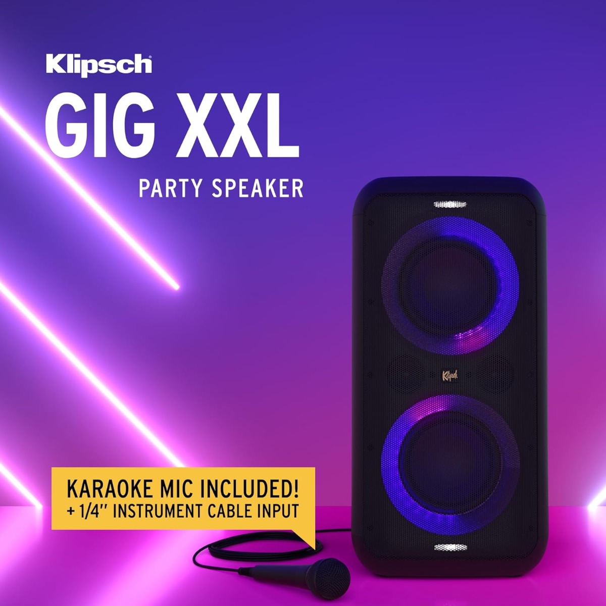 Klipsch GIG XXL Portable BT Speaker RGB