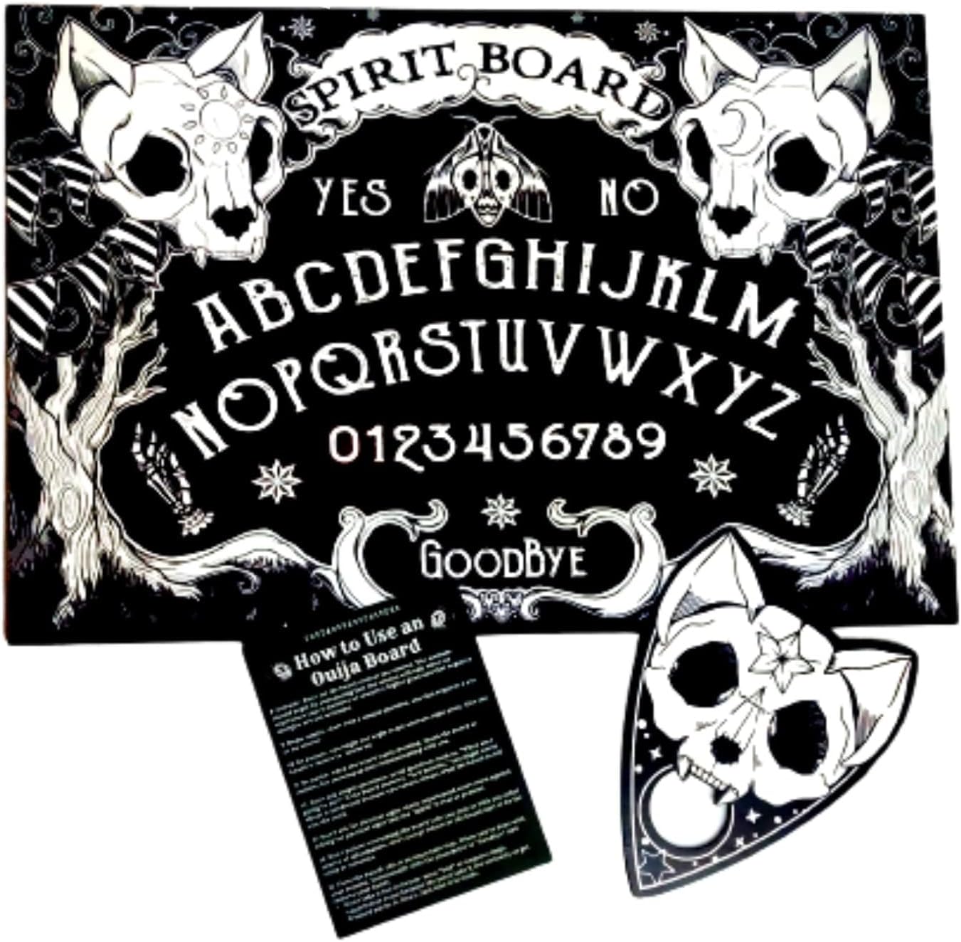 TheDarknessUnicorn Halloween Spirit Calling Gothic Design Ouija Board Game for Spirit Hunt