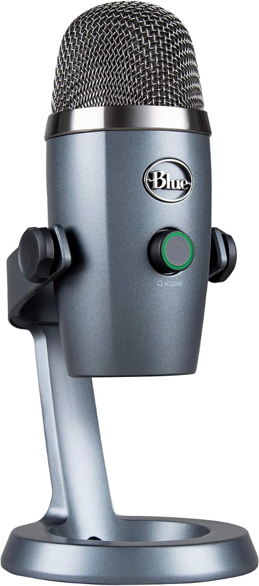 Blue Yeti Nano Premium Dual-Pattern USB Microphone With Blue Voice