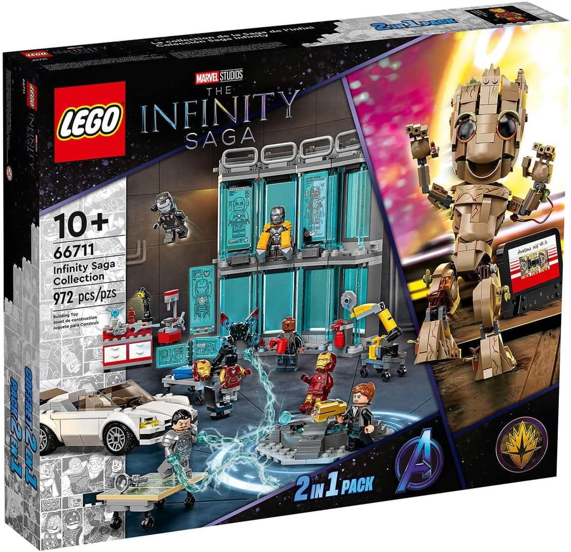 LEGO 66711 Infinity Saga Collection 2-in-1 Pack (972 pcs) 