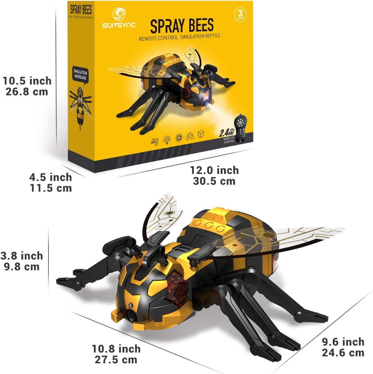 Spray Bees Remote Control Bee Toy