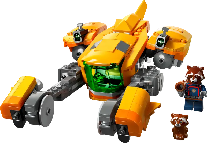 LEGO 76254 Marvel Baby Rocket's Ship Building Toy for Kids (330 pcs)