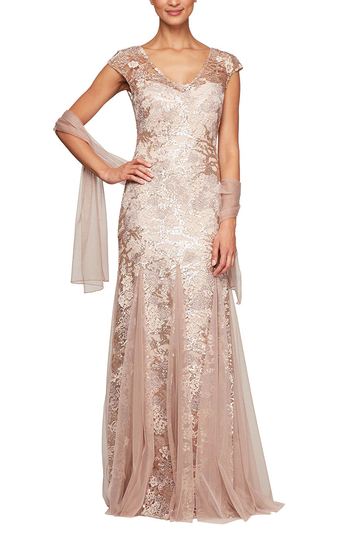 Alex evening top petite long dresses