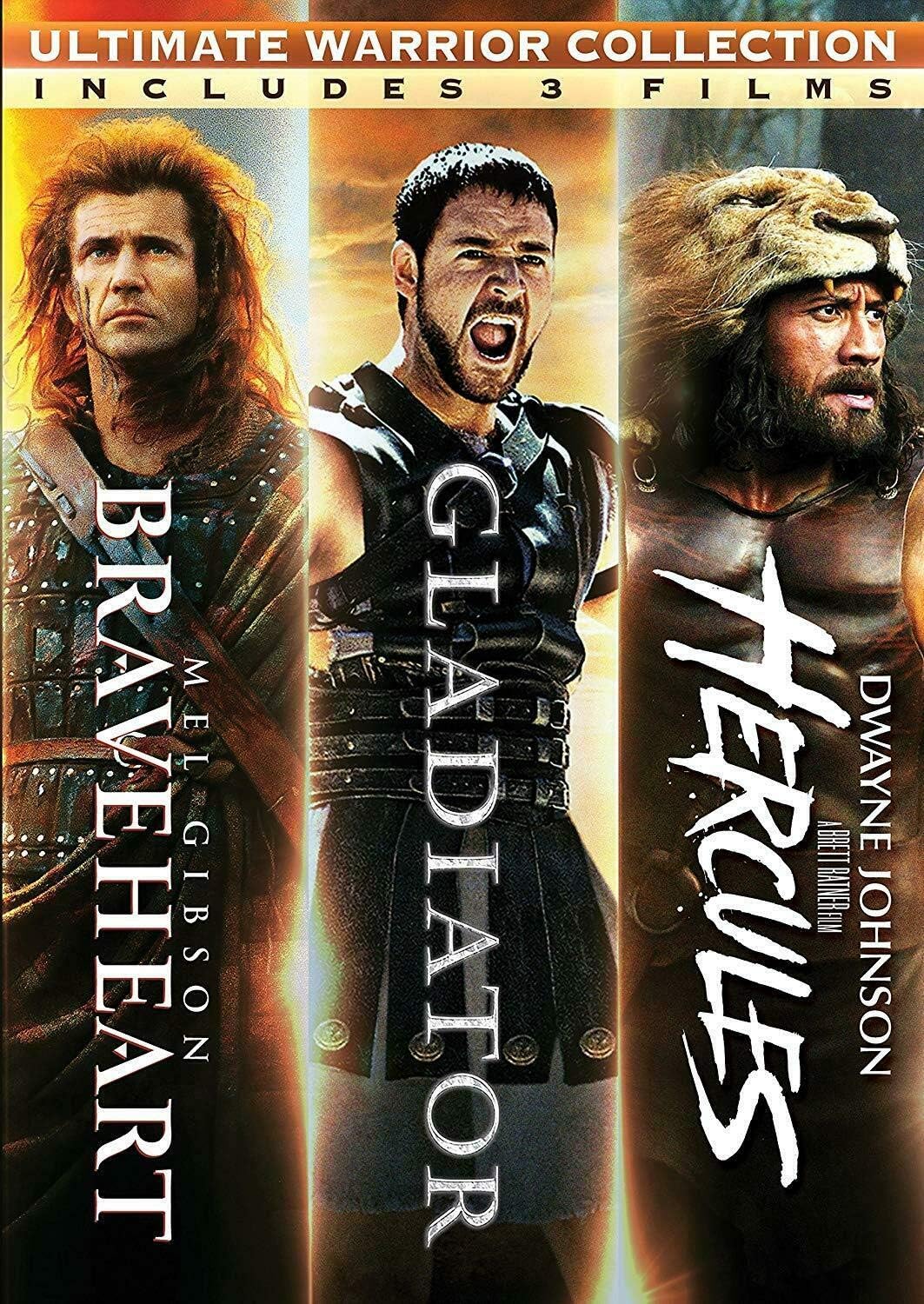 Braveheart / Gladiator / Hercules Triple Feature [DVD]