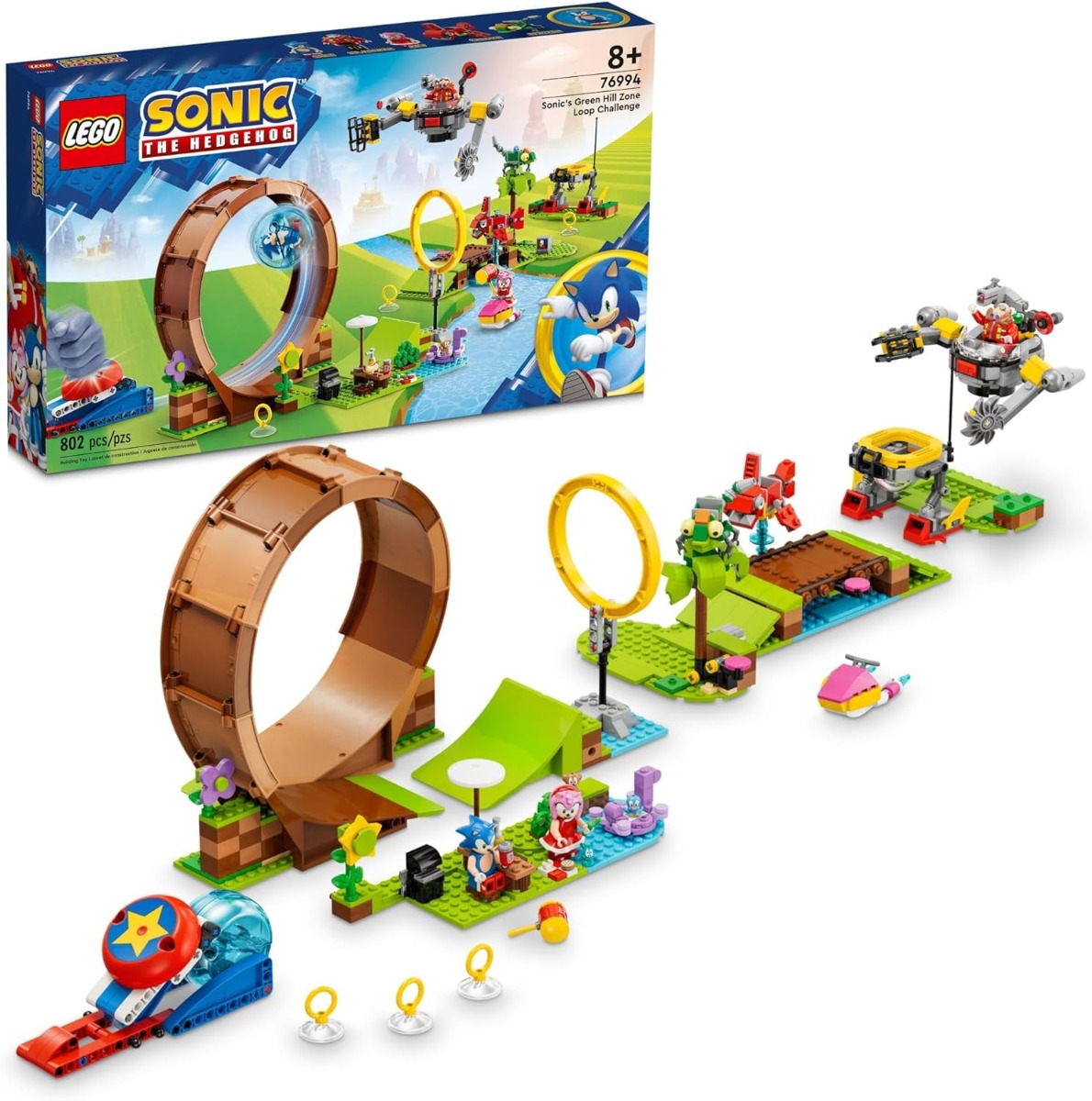 LEGO 76994 Sonic the Hedgehog - Sonic's Green Hill Zone Loop Challenge  