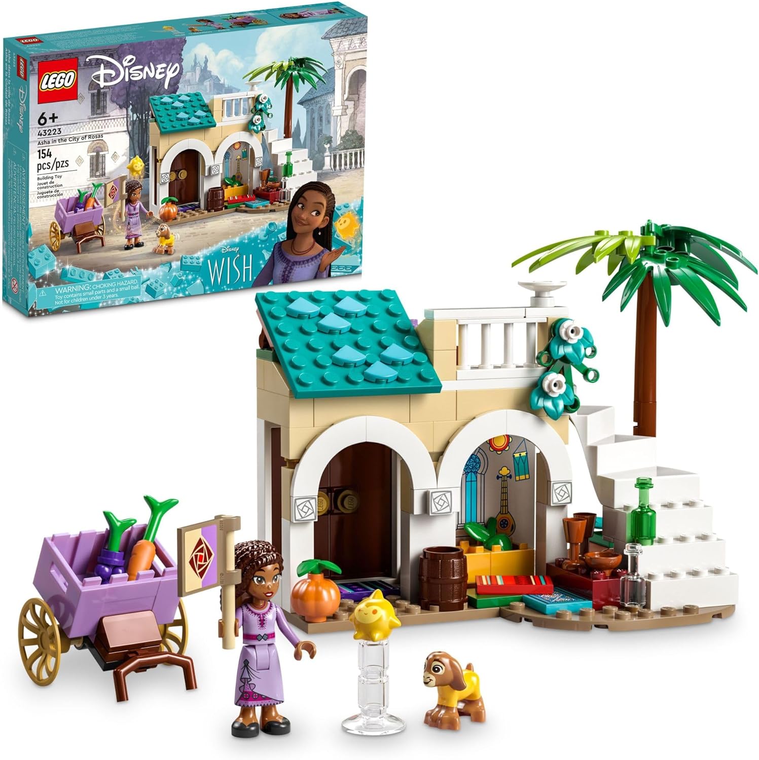LEGO 43223 Disney Wish - Asha in the City of Rosas