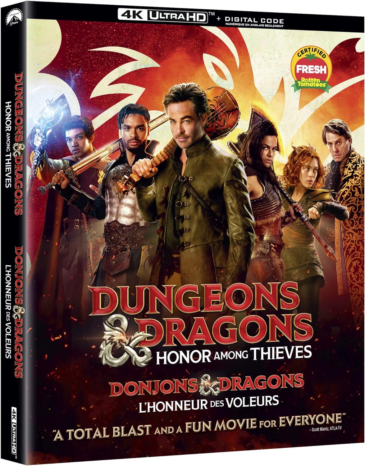 Dungeons & Dragons: Honor Among Thieves [4K UHD + Digital Copy] [Blu-ray]