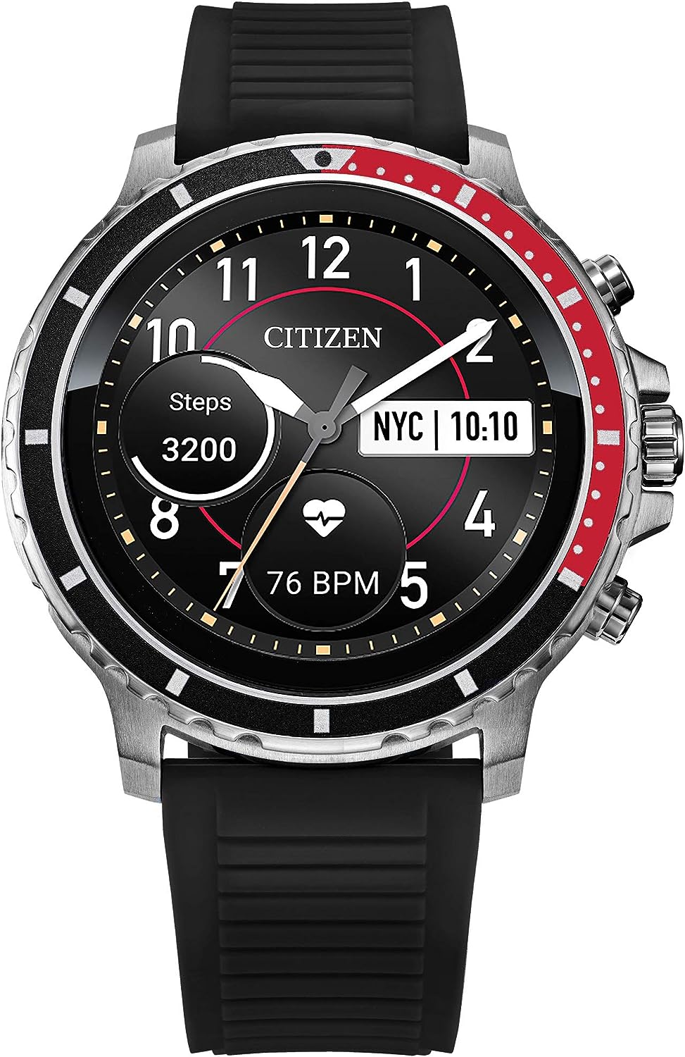 Citizen CZ Smart Men's 46 mm Smart Watch - Black