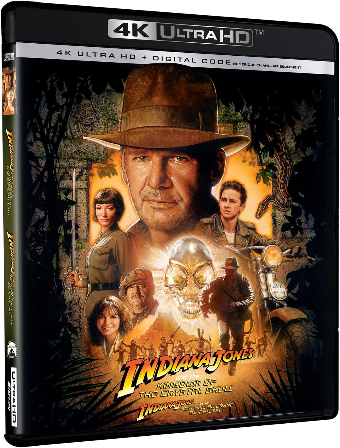 Indiana Jones and the Kingdom of the Crystal Skull [4K UHD + Digital Copy] [Blu-ray]