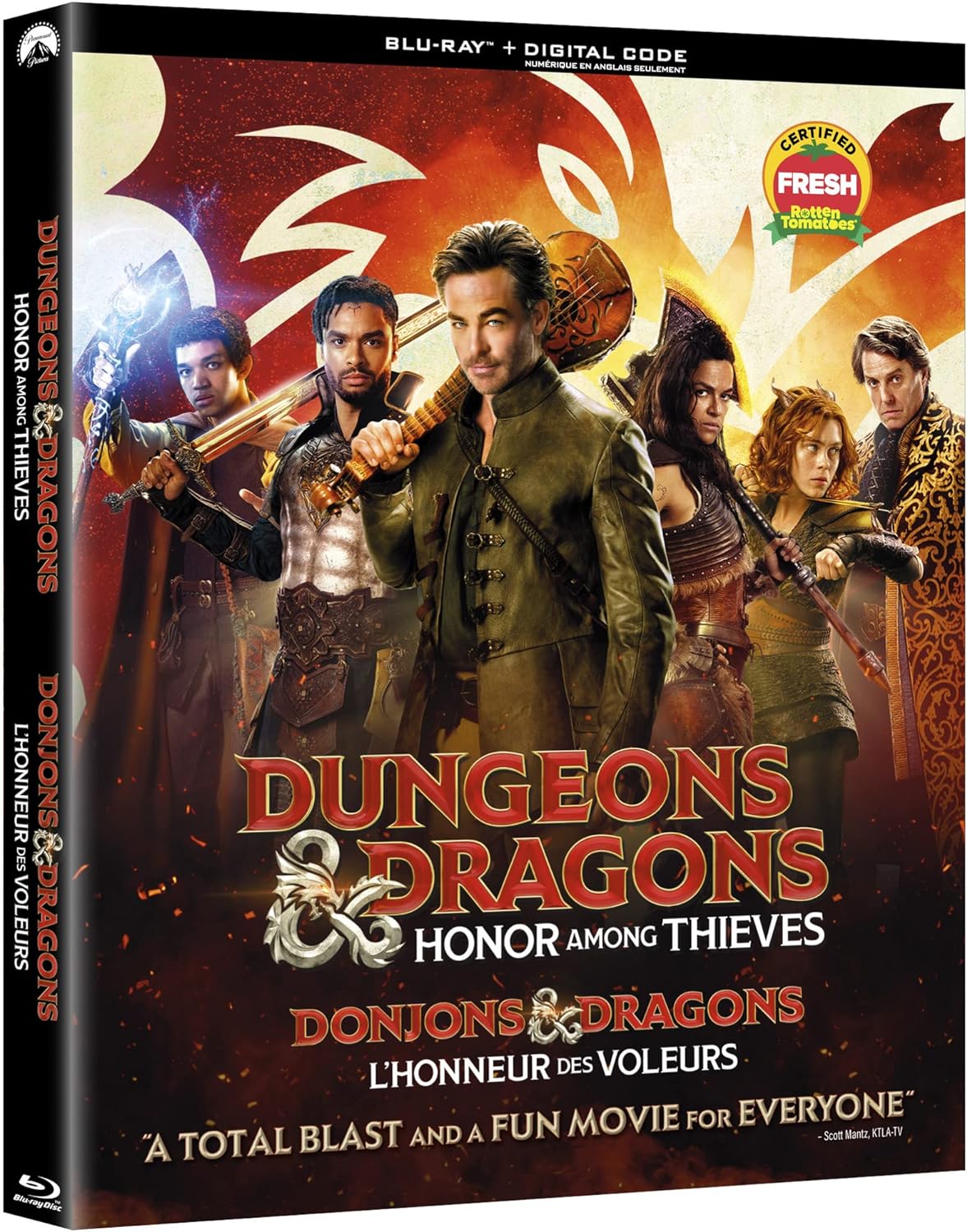 Dungeons & Dragons: Honor Among Thieves [Blu-ray + Digital Copy] (Bilingual)