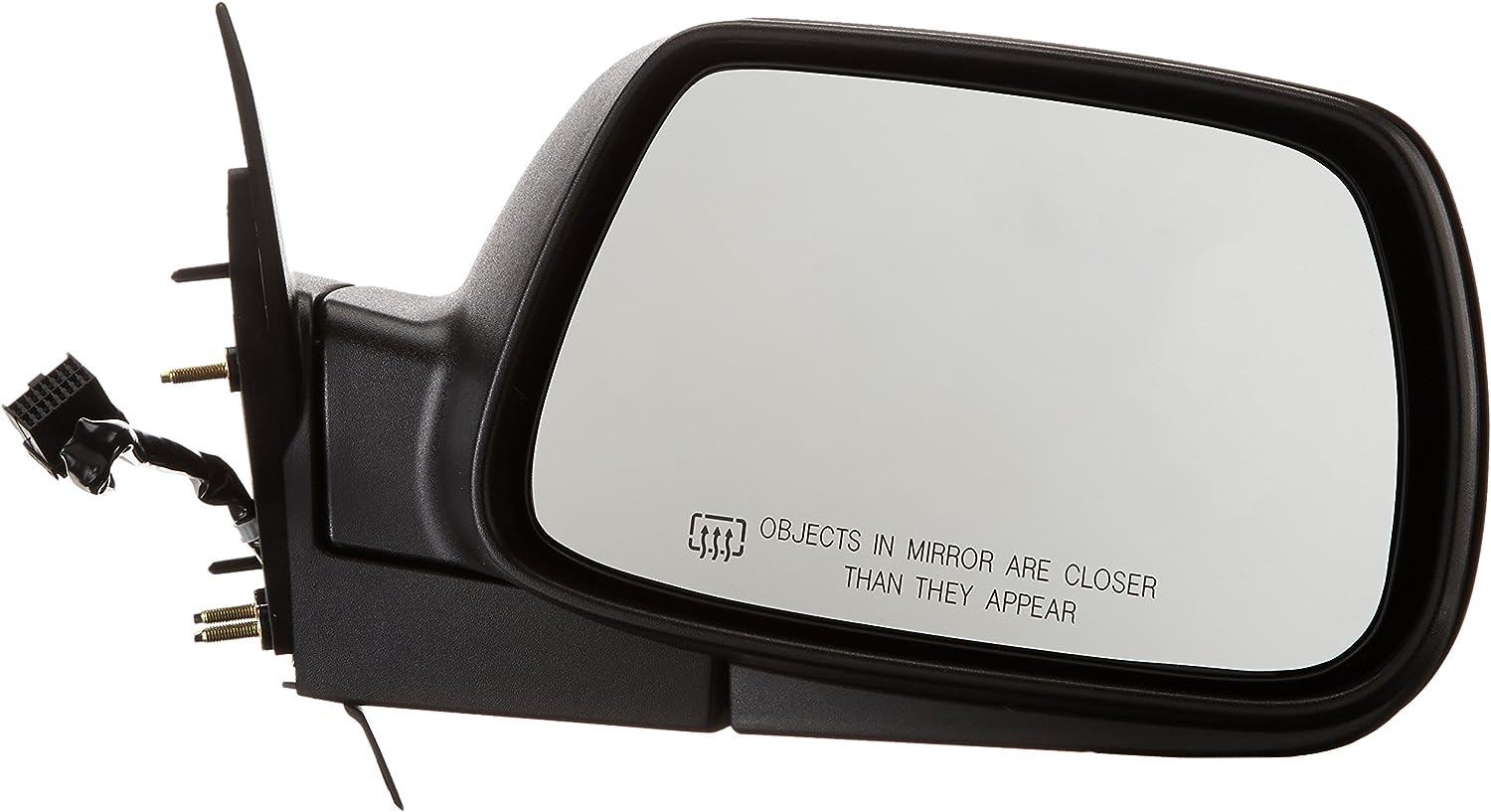 Depo 333-5401R3EFH Texture Black Passenger Side Power Heated Mirror