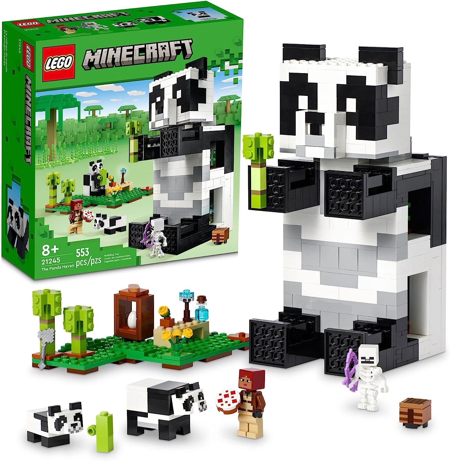Lego Minecraft 21245 The Panda Haven Building Toy (553 pcs)
