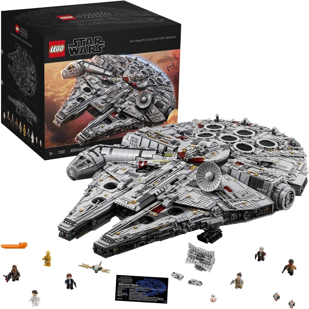 LEGO Star Wars - Millennium Falcon Ultimate Collector Set (#75192), 7541 Pieces