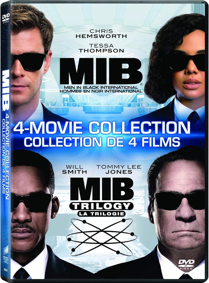 Men In Black: 4 Movie Collection (men In Black 1-3 and Men In Black: International)
