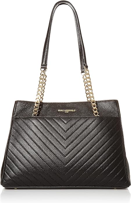KARL LAGERFELD PARIS Women's Charlotte Quilted Tote Bag