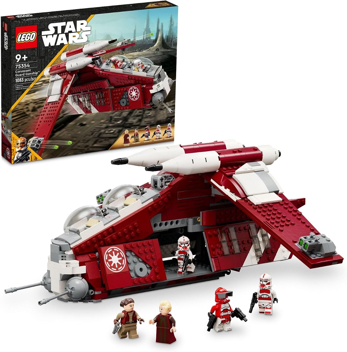LEGO 75354 Star Wars - The Clone Wars Coruscant Guard Gunship 