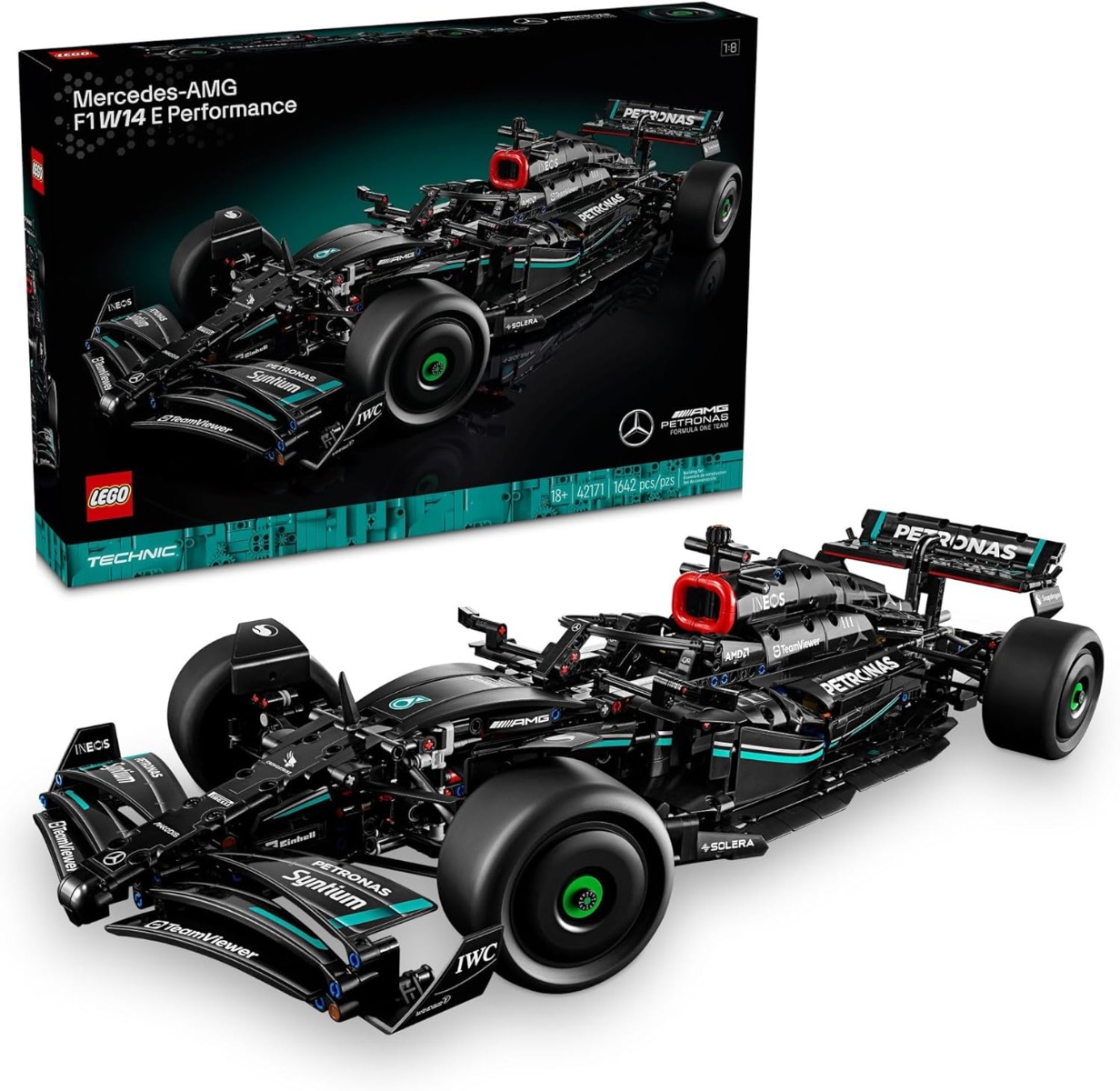 LEGO Technic Mercedes-AMG F1 W14 E Performance Race Car Building Set 42171