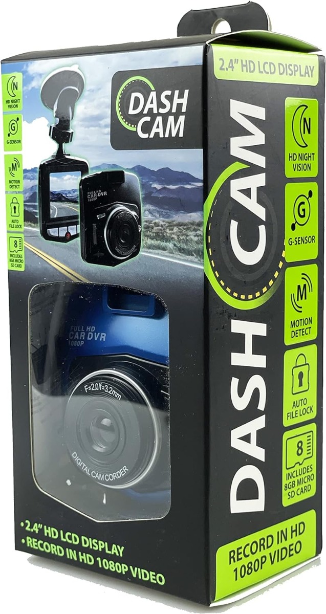Gadget Gear 1080p HD MicroSD Video Recorder Dash Cam