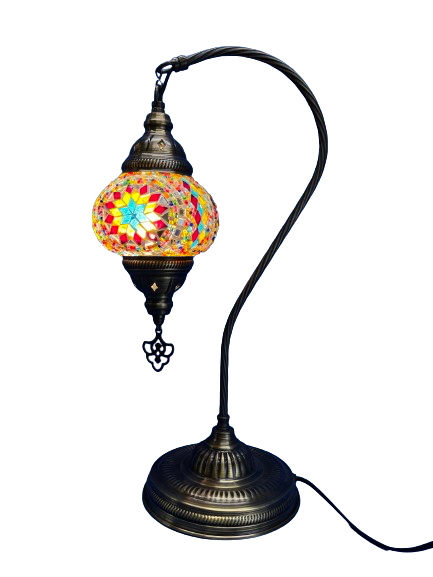 Turkish Moroccan Lamp Hanging Multicoloured Mosaic Star 