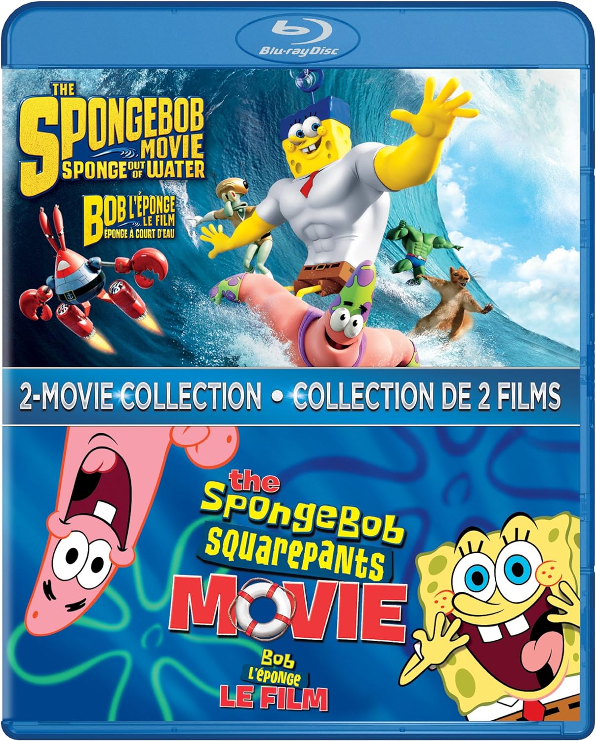The SpongeBob SquarePants Movie / The SpongeBob Movie: Sponge Out of Water 2-Movie Collection [Blu-ray]