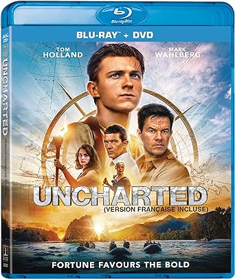 Uncharted, Blu-Ray + DVD + Digital