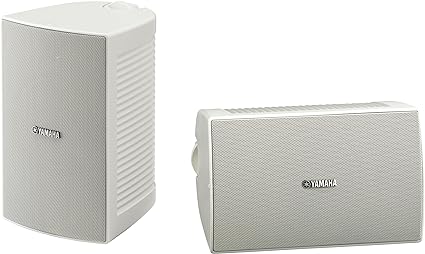 Yamaha - 2-Way High-Performance Wall-Mount Outdoor Speakers - White
