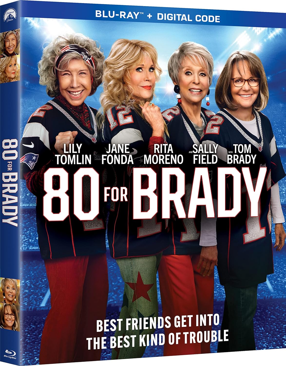 80 For Brady (2023, Blu-ray + Digital Code)