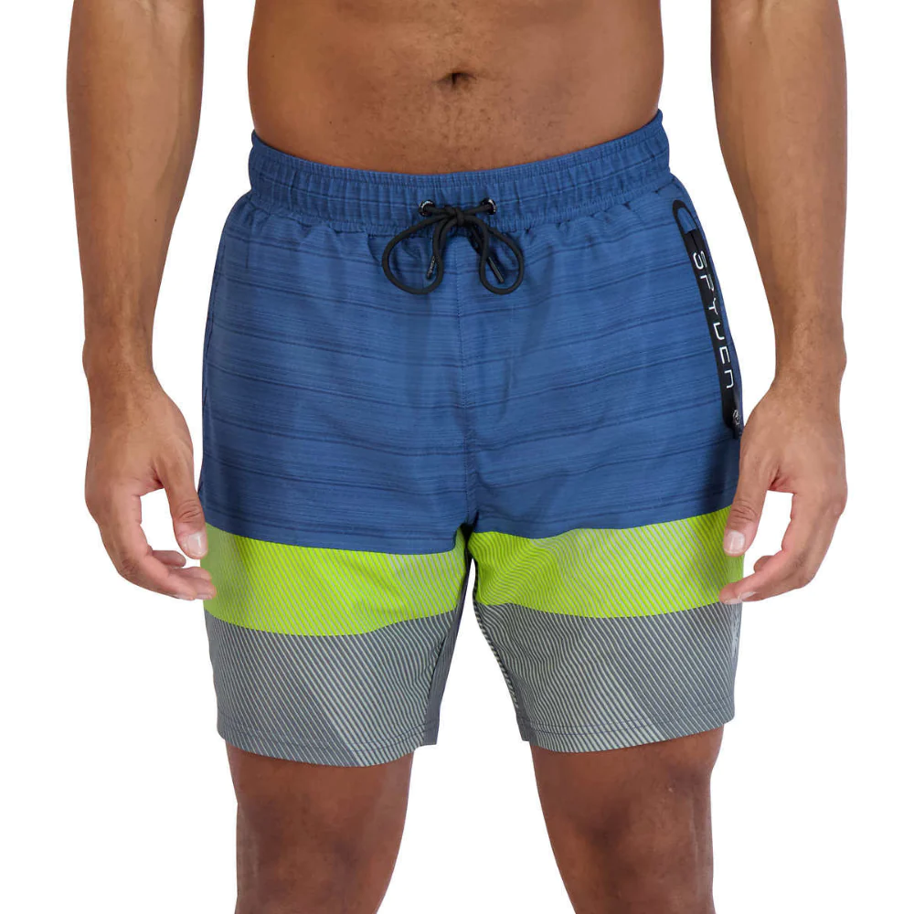 Spyder Men's Swim Shorts - Blue/Green (Size XL)
