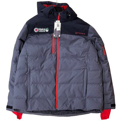 Spyder Bromont Men's Winter Jacket - Polar (Size 2XL) *with Naka Professional Branding*