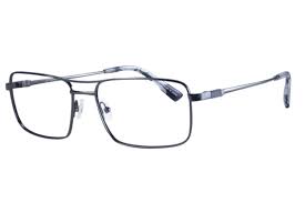 Bulova Twist Titanium Eyeglasses Chico (56-17-145 Shiny Gunmetal)