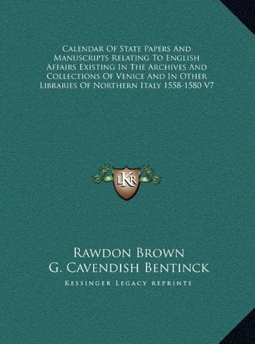 Calendar Of State Papers And Manuscripts Relating To English Affairs (Hardcover)