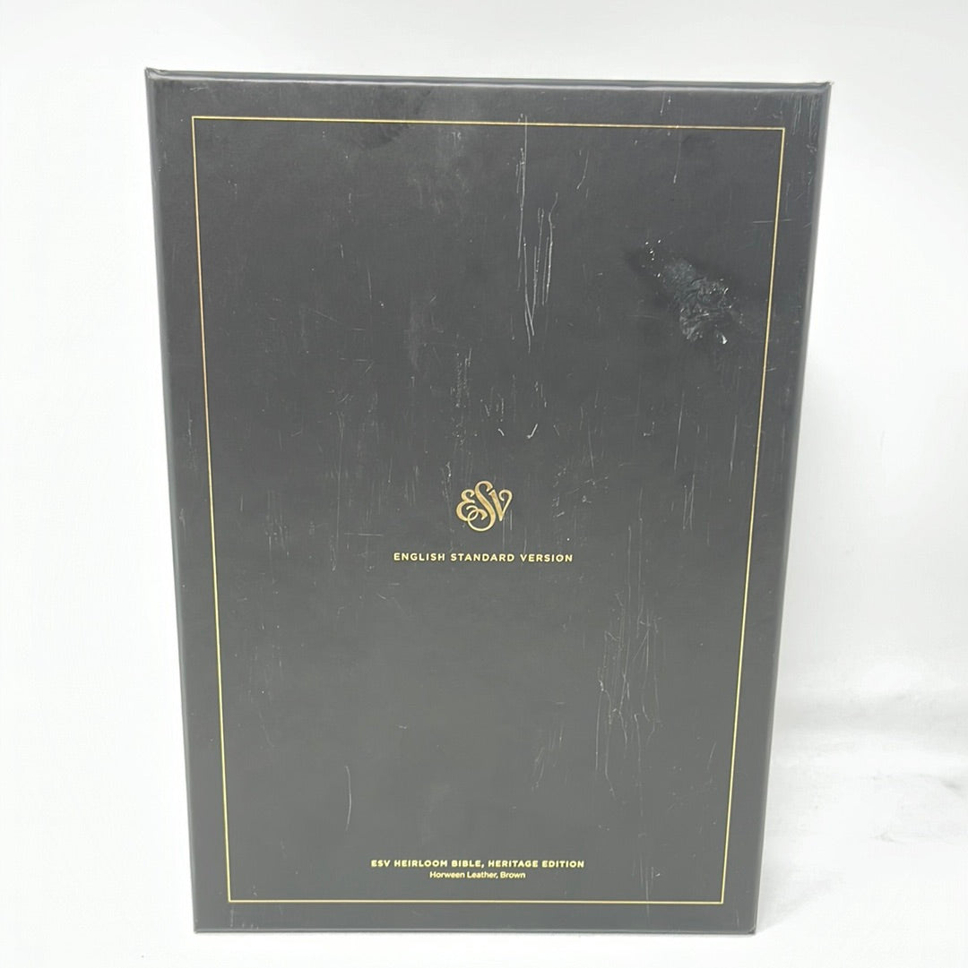 ESV Heirloom Bible, Heritage Edition (Horween Leather, Brown)