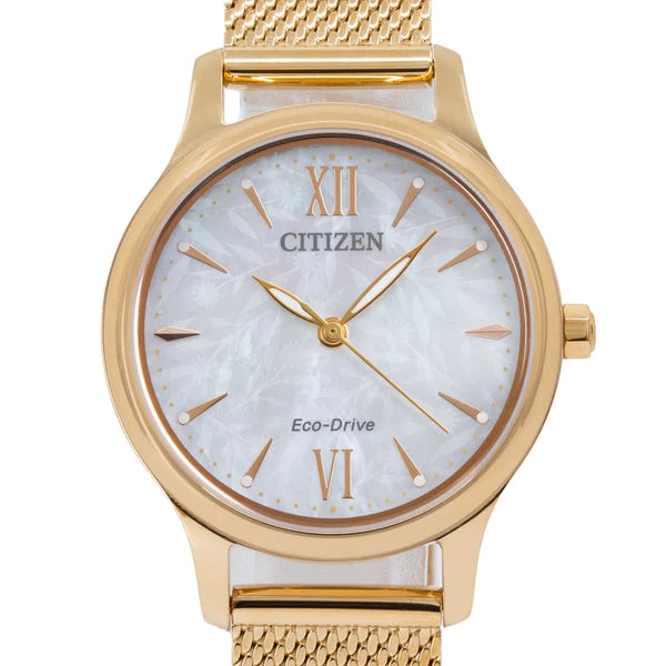 CITIZEN Eco-Drive Mother of Pearl Dial Ladies Watch (EM0892-80D)