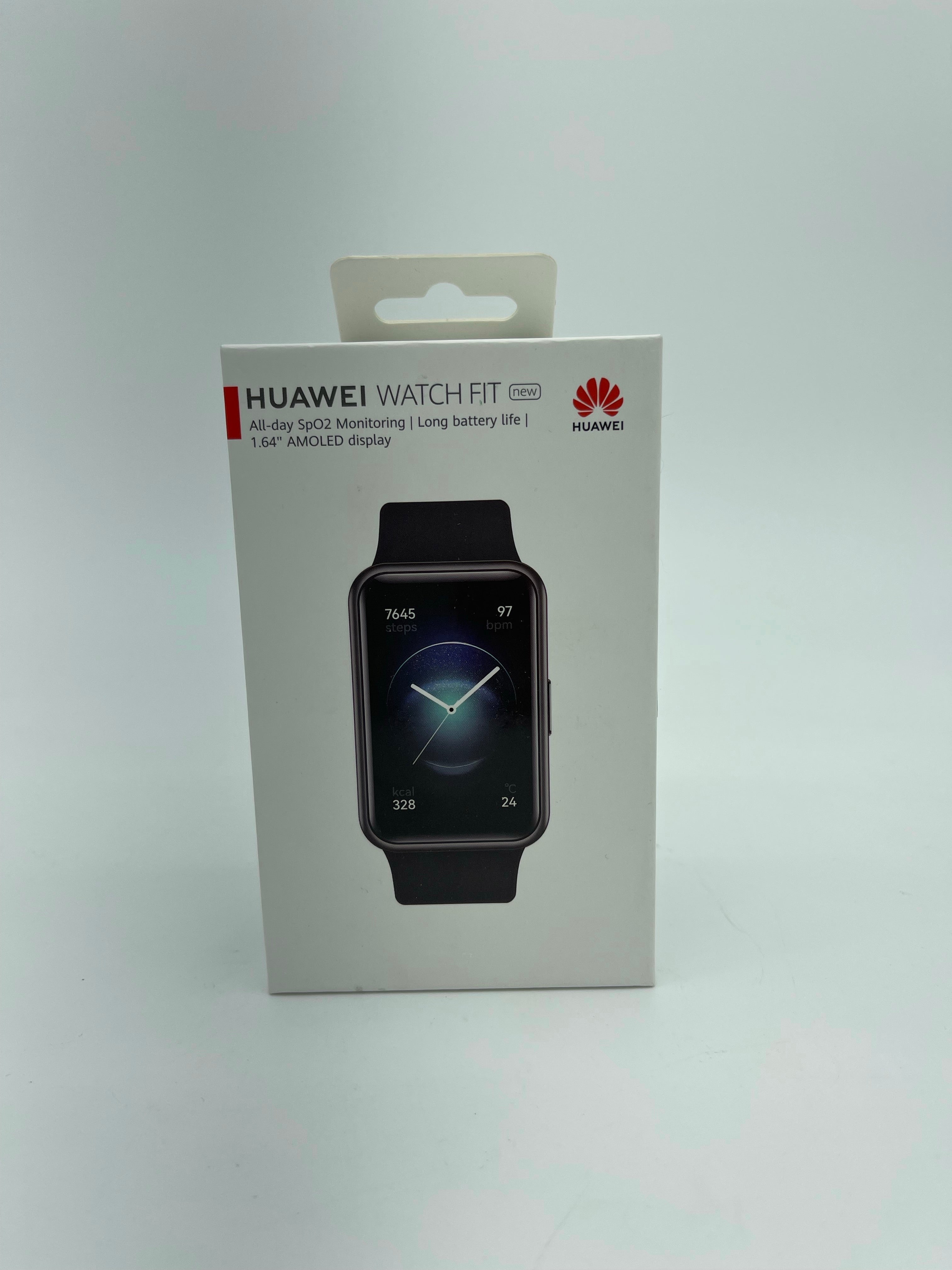 HUAWEI WATCH FIT Smartwatch - Graphite Black - Long Battery Life, AMOLED Display (TIA-B09)