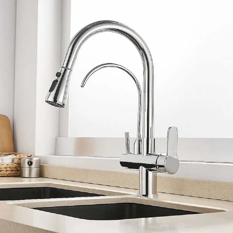 Simple and Luxury Pull Out Kitchen Faucet