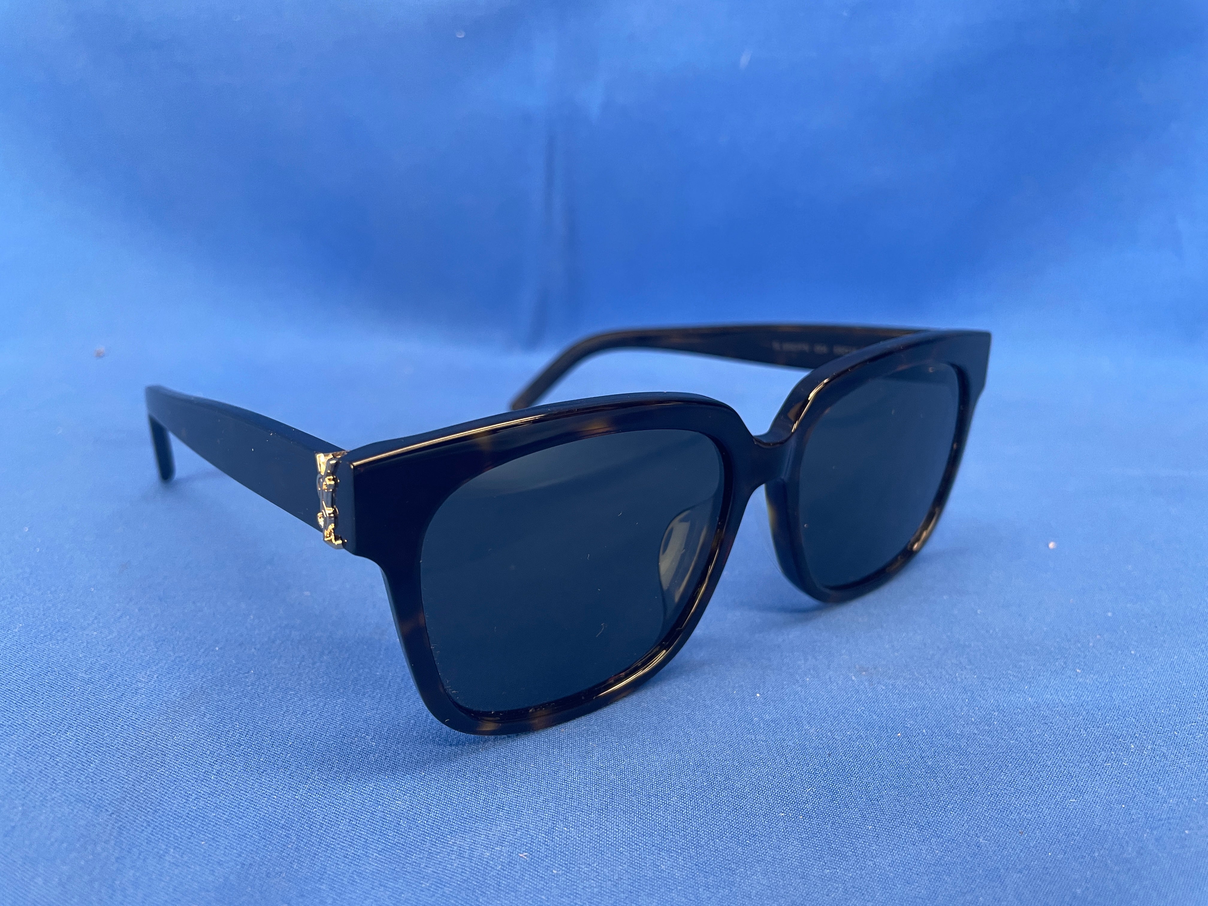 Saint Laurent SL M40/FN Dark Havana/Grey Monogram YSL Sunglasses M40