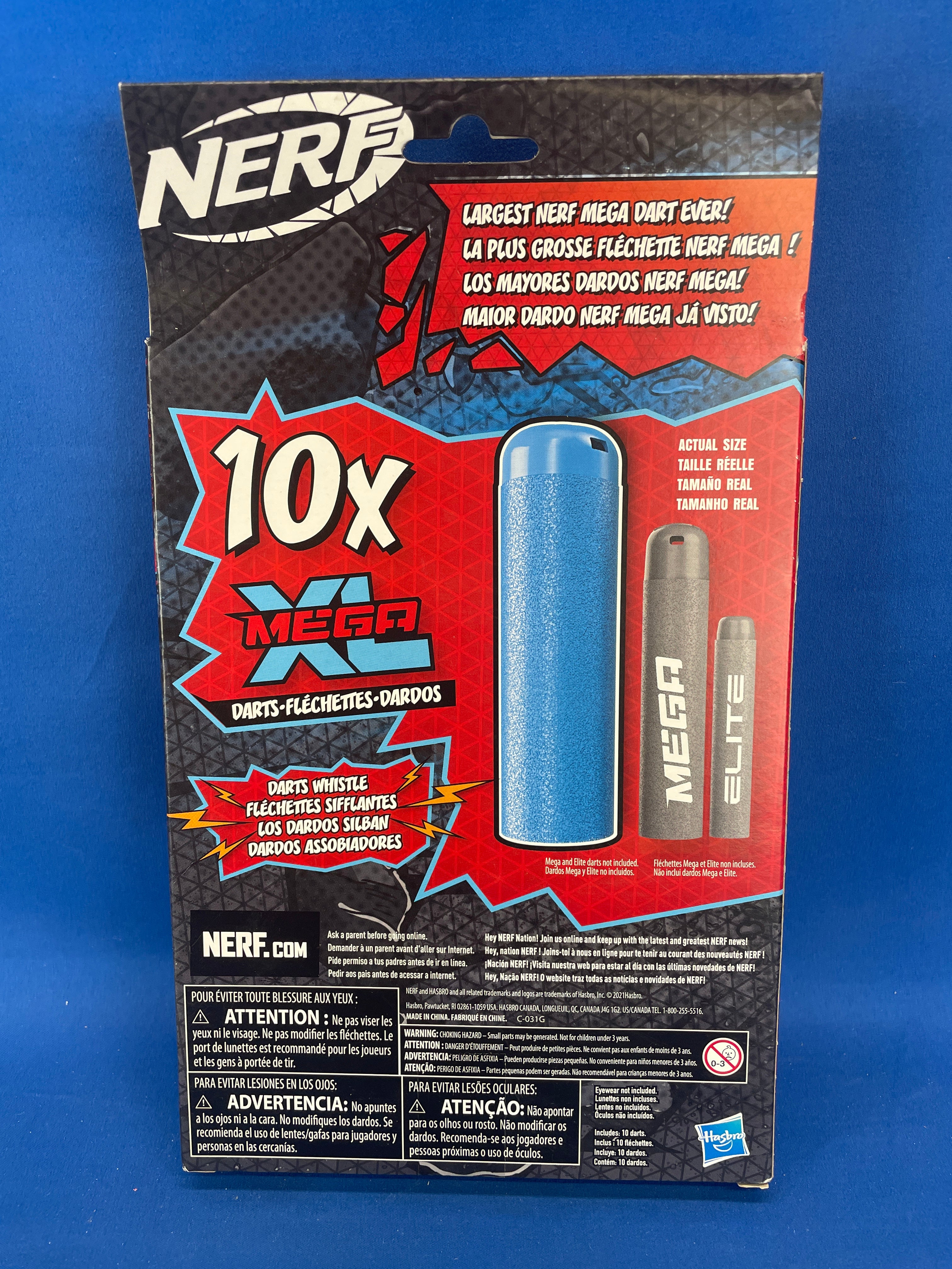 Nerf Mega XL Dart Refill (10 darts)