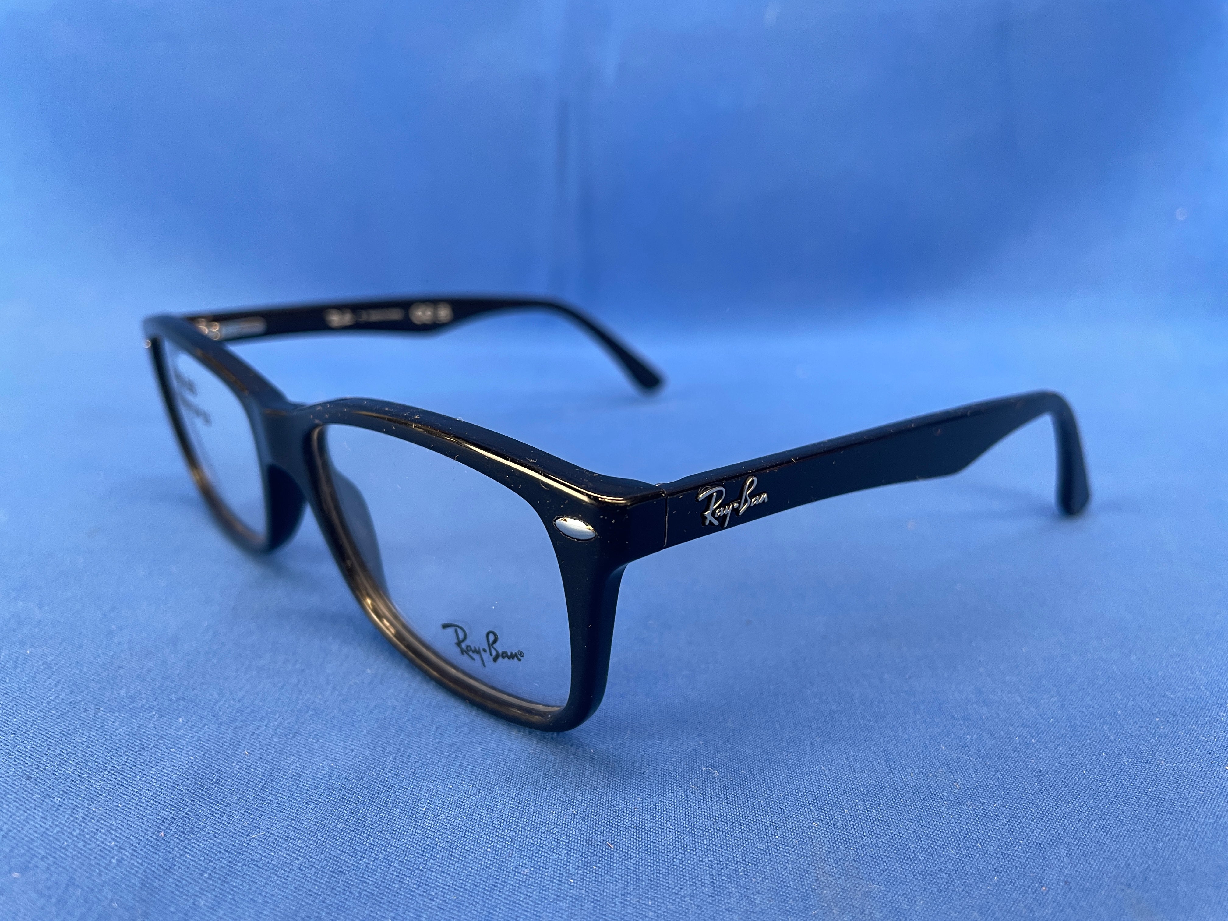 Ray-Ban Optical 0RX5228 Square Eyeglasses for Womens - Size - 53 (Shiny Black)