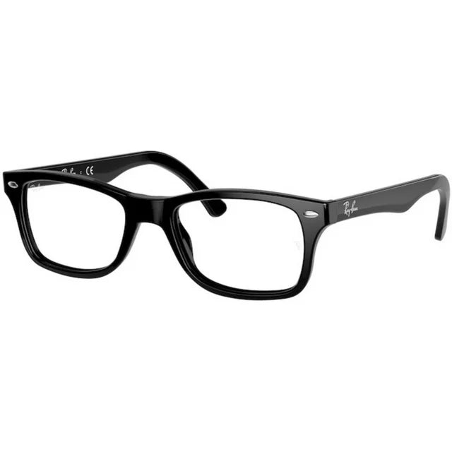 Ray-Ban Optical 0RX5228 Square Eyeglasses for Womens - Size - 53 (Shiny Black)
