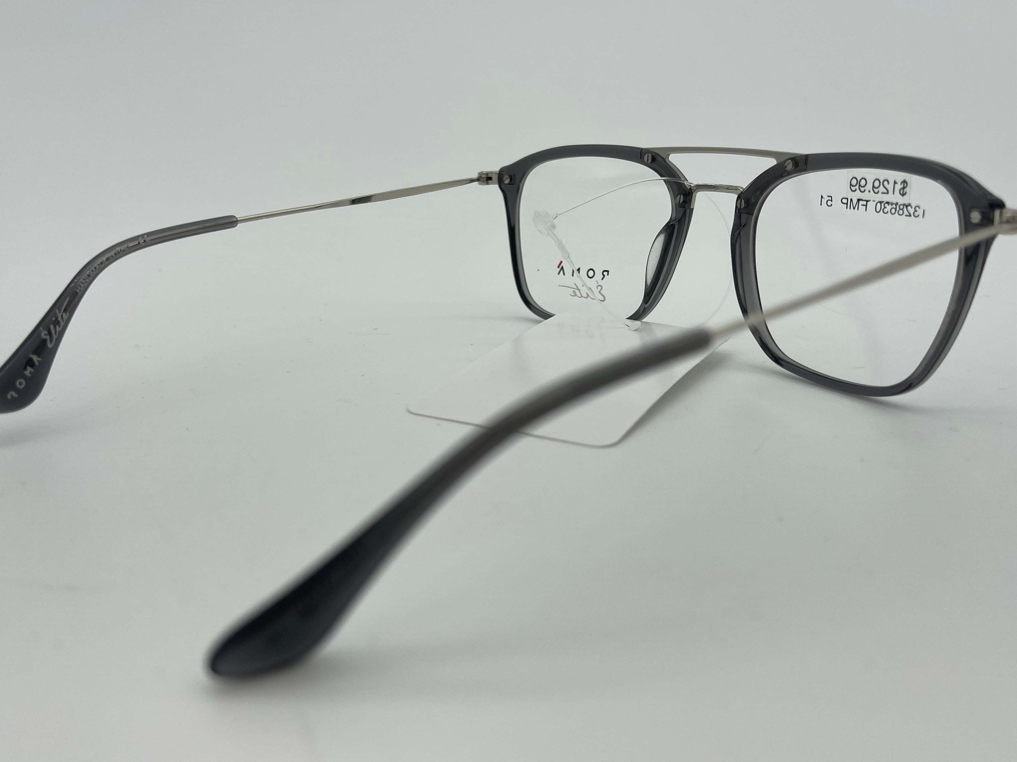 Roma Elite Square Eyeglasses - Grey