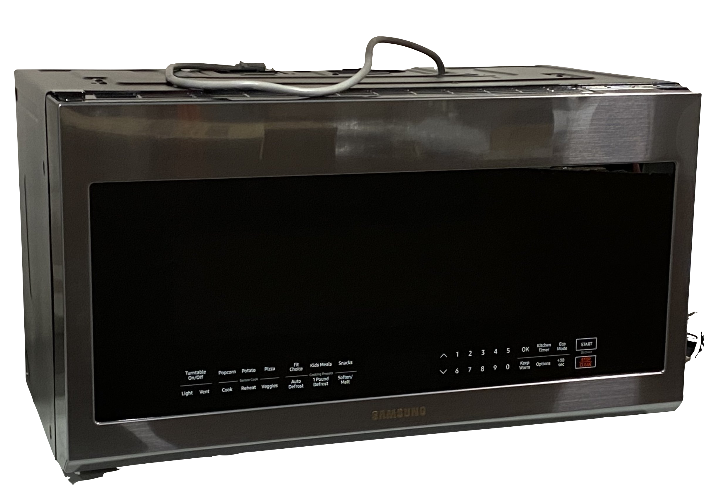 SAMSUNG 2.1CF 1000W Over The Range Microwave Black (ME21M706BAG/AA)